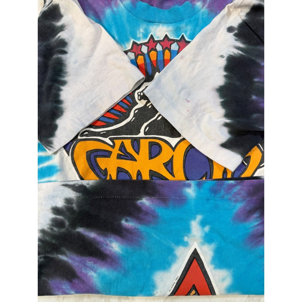 Vintage Jerry Garcia Band Shirt Chris Pinkerton Grateful Dead Mens L 90s Tie Dye - Picture 5 of 8
